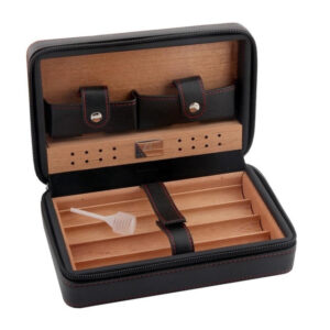 leather cigar humidor