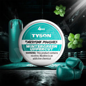 tyson 2 wintergreen nicotine pouch – 4mg